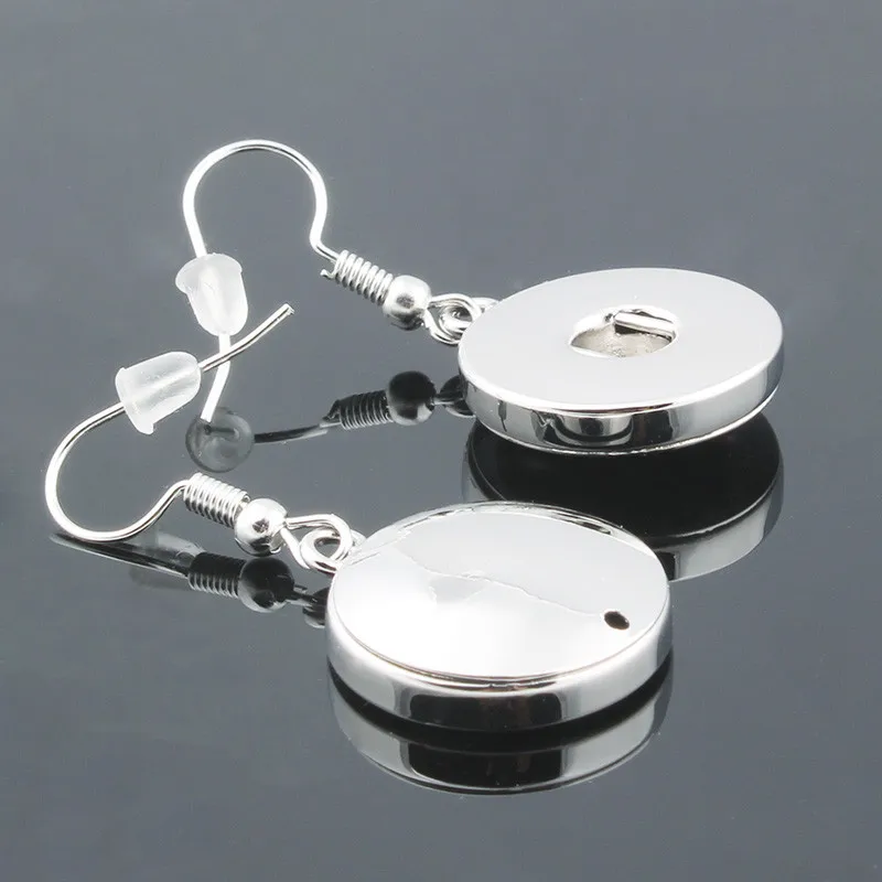 Европейские и американские модные Сменные застежки для кнопок Серьги Размером 18