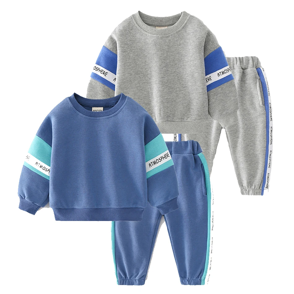 

Spring Autumn Baby Boys Girls Clothes Children Letter Hoodies Jacket Pants 2Pcs/sets Toddler Fashion Costume Kids Tracksuits