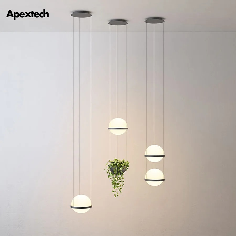 買取 長いコードの植物の形をした吊り下げ式LEDシーリングライト,モダンなデザイン,スパイラルとスパイラルガラスの泡,装飾的な室内灯