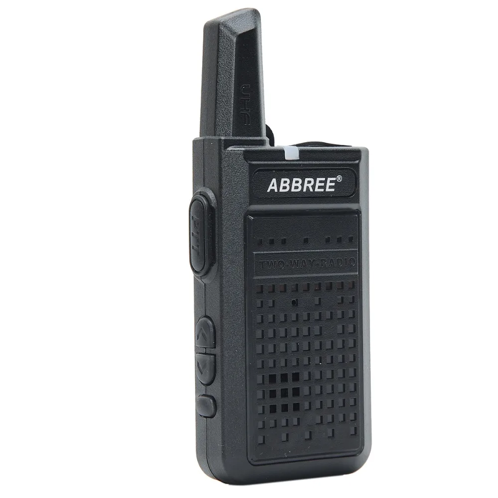 2 шт. ABBREE AR-A2 Мини Портативная рация USB зарядка VOX двухстороннее радио портативный приемопередатчик UHF 400-470 МГц