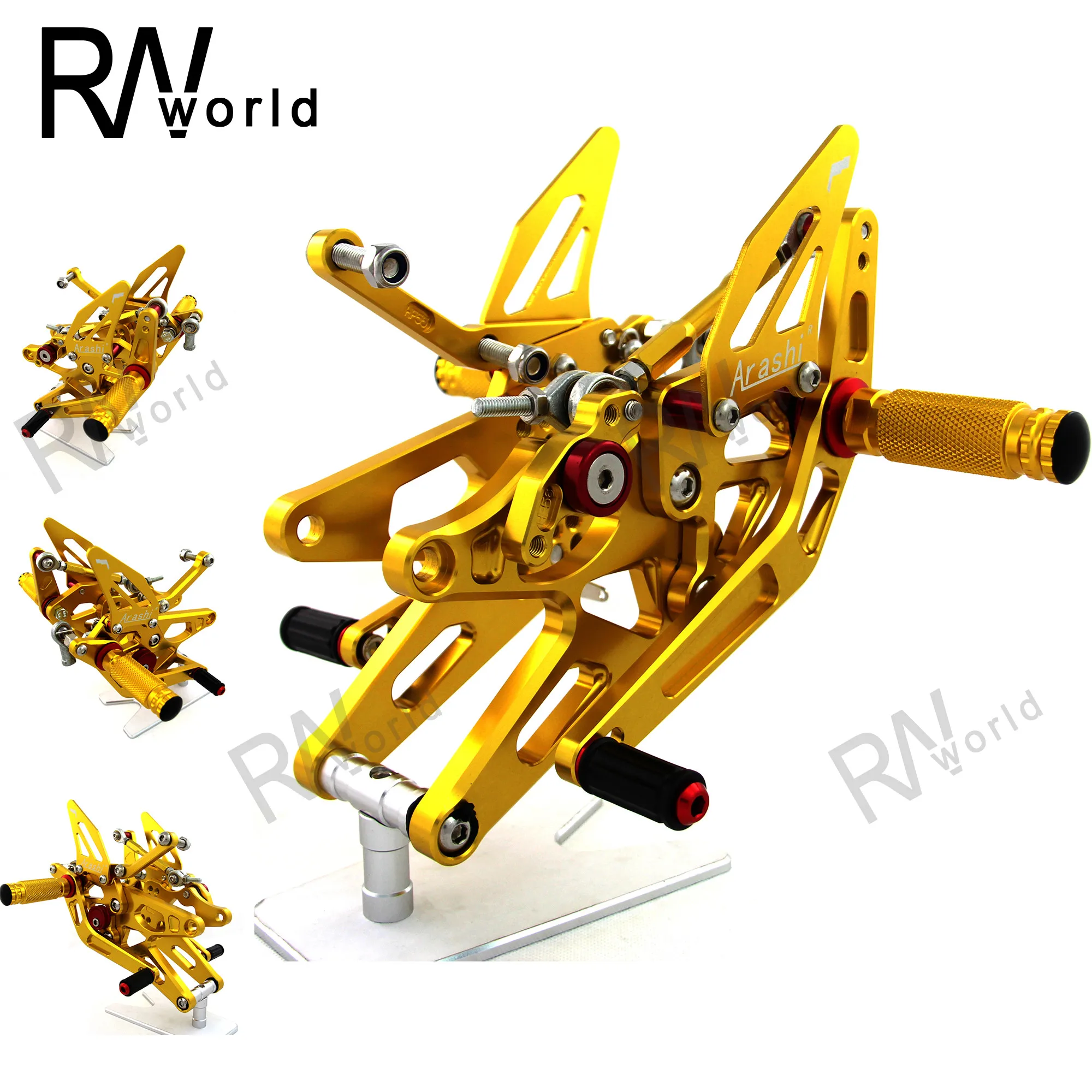Мотоцикл Rearsets Подножка для YAMAHA YZF R1 05-06 CNC регулируемый задний комплект педаль YZFR1