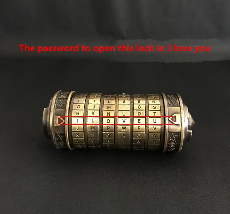 [Забавно] Положите кольцо или другой подарок в код Davinci Cryptex на день Святого