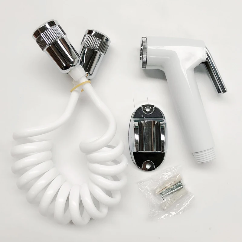 Toilet Bidet Sprayer Set Plastic Hand Held Portable Shattaf Bathroom Shower Head Self Cleaning | Обустройство дома