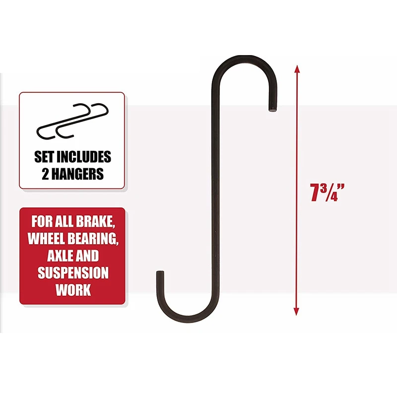 Brake Caliper Hooks/Brake Hangers (Set of 2) - Excellent Hook/Hanger for Automotive Tool Use | Автомобили и мотоциклы