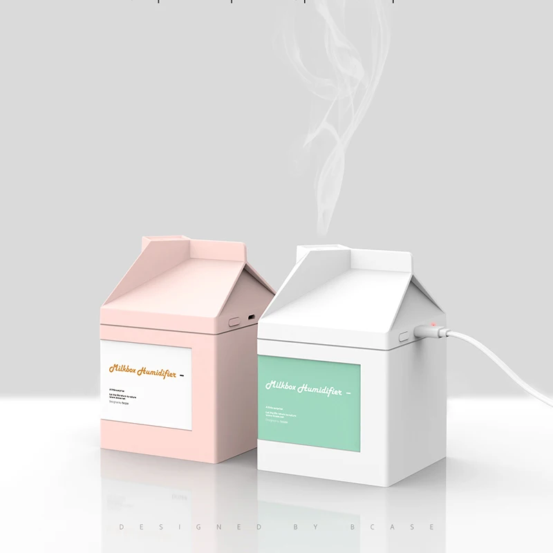 Ultrasonic Mist Maker Portable Aroma Diffuser Office Humidifier Milk Box Household Two Use Spray For Home Air Humidifiers | Дом и сад