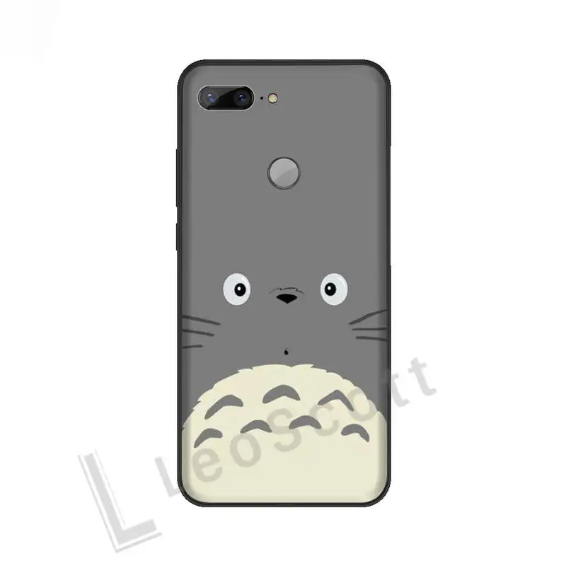 

JAMULAR Cute Cartoon Happy Totoro Phone Case For Huawei Honor 7C 7A 8X 8A 9 10 10i Lite 20 NOVA 3i 3e