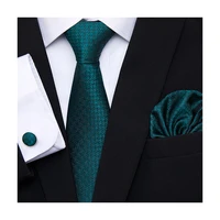 high quality hot sale nice handmade wholesale 7 5 cm woven tie pocket squares set necktie shirt accessories mans striped