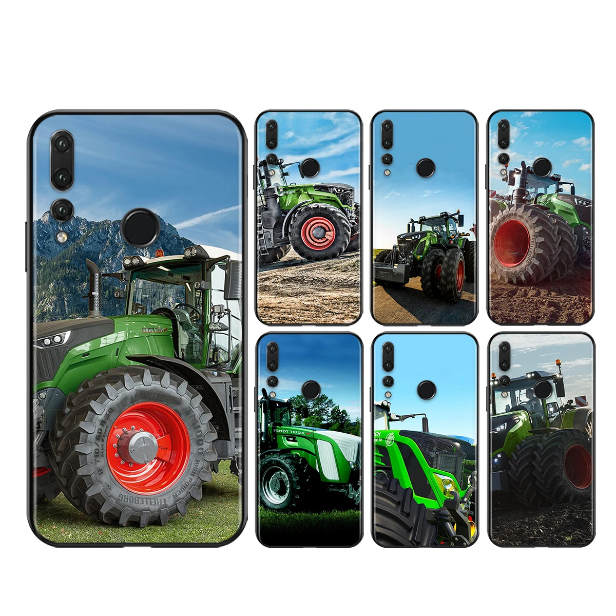 

Tractor FENDTS caso Silicone Cover For Honor 50 SE V30 30i 30S 30 20S 20E 20 V20 Pro 5G Plus Lite Black Phone Case