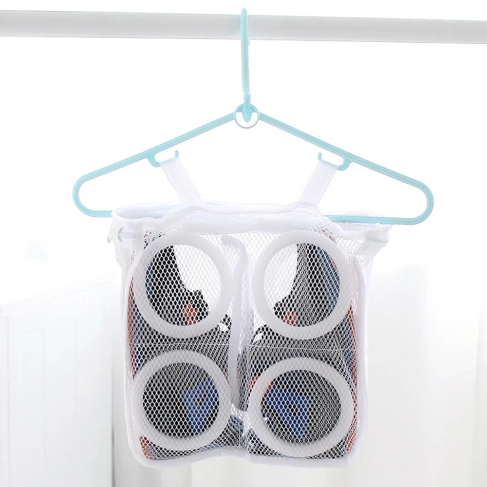 

Laundry Bag Shoes Organizer for hoe Meh Dry Shoe Home Portable Wahing