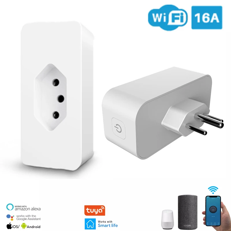 

Смарт-розетка с таймером и поддержкой Wi-Fi, 16 А