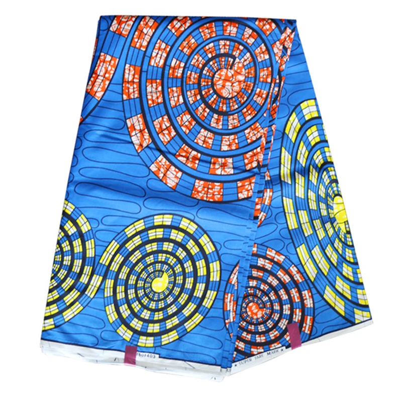 2020 новый воск высокого качества африканская ткань красочный принт Pagne 6 ярдов \