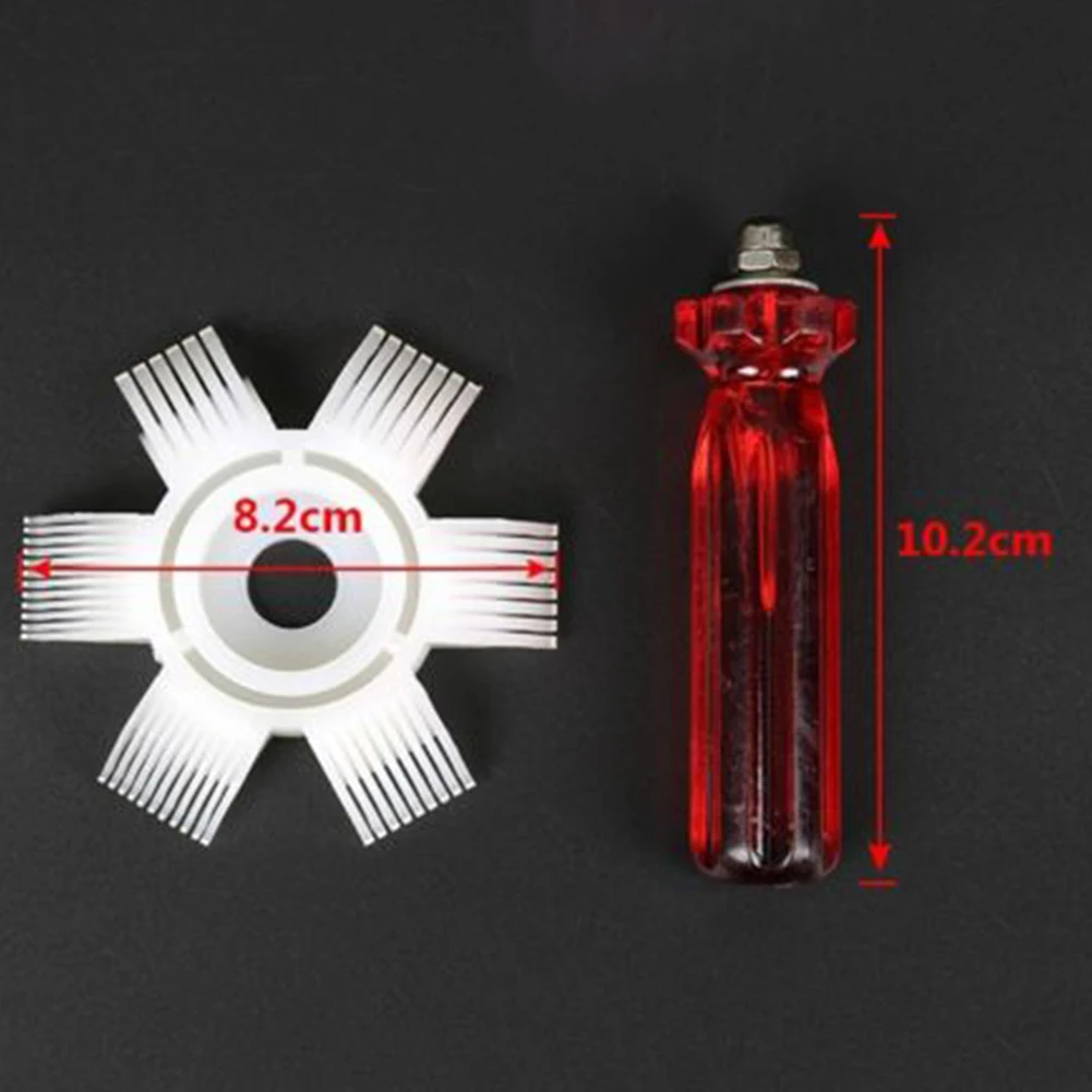 Remove Debris Radiator Condenser Grill Plastic Handle Evaporator Straightener Slat Rake Tool Oil Cooler Fin Comb Air Conditioner |