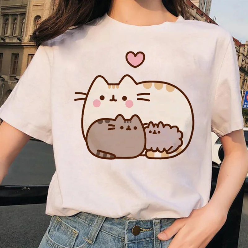 TJCJFO милая футболка с рисунком женская размера плюс Ulzzang модная новинка 2019 топы