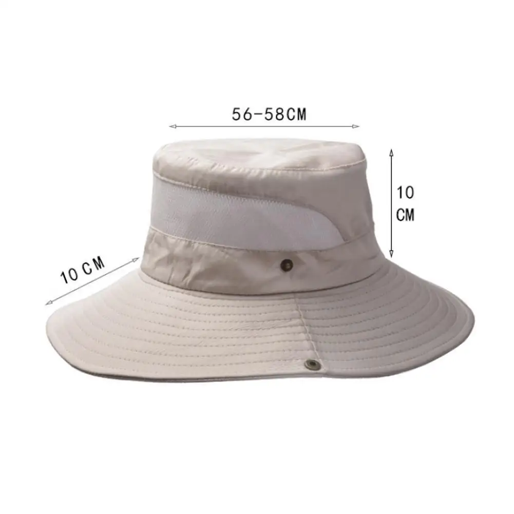 

Outdoor Sun Hat Adjustable Sunhat Outdoor Sports Fishing Polyester Men's Summer Fisherman Hat Climbing Hat V6X9