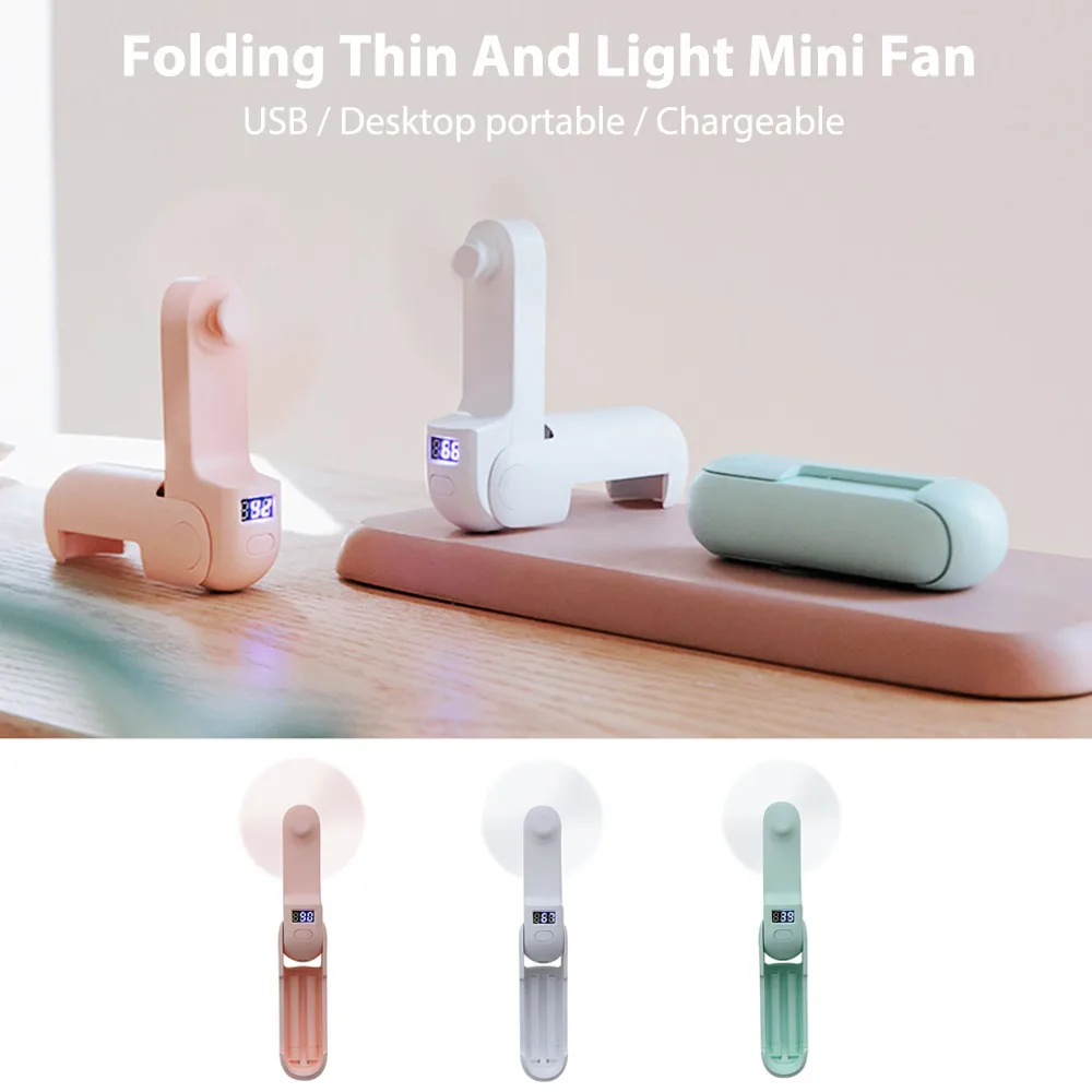 2 в 1 Летний Портативный Удобный вентилятор распылитель тумана 2000mAh USB