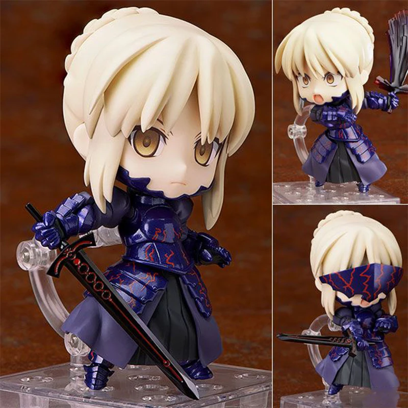 Фигурки аниме fate stay night Arturia Pendragon Alter saber 363 # ПВХ 10 см экшн-фигурка Q.ver Коллекционная