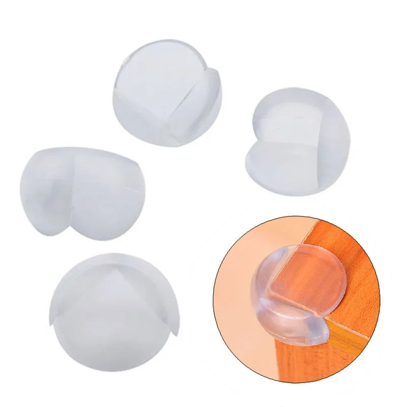 4 шт./лот резиновый шар прозрачная L образная Силиконовая защита для детских углов