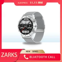 zarks 2021 smart watch men wireless electronic business ios water proof bluetooth blood oxygen heart rate monitor wristband