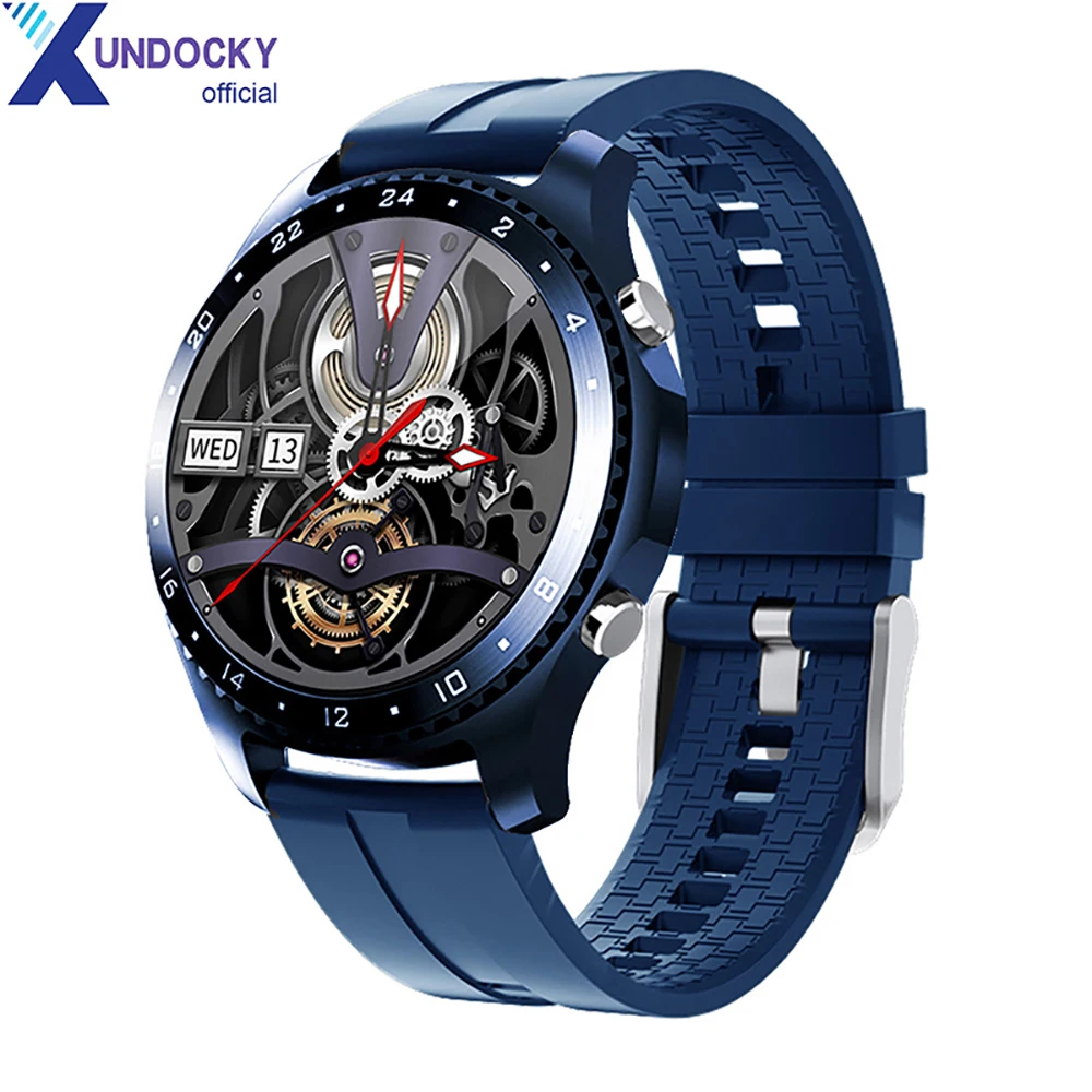 

Смарт-часы XUNDOCKY с измерением температуры тела, Bluetooth, пульсометром, тонометром, Gps, спортивный смарт-браслет