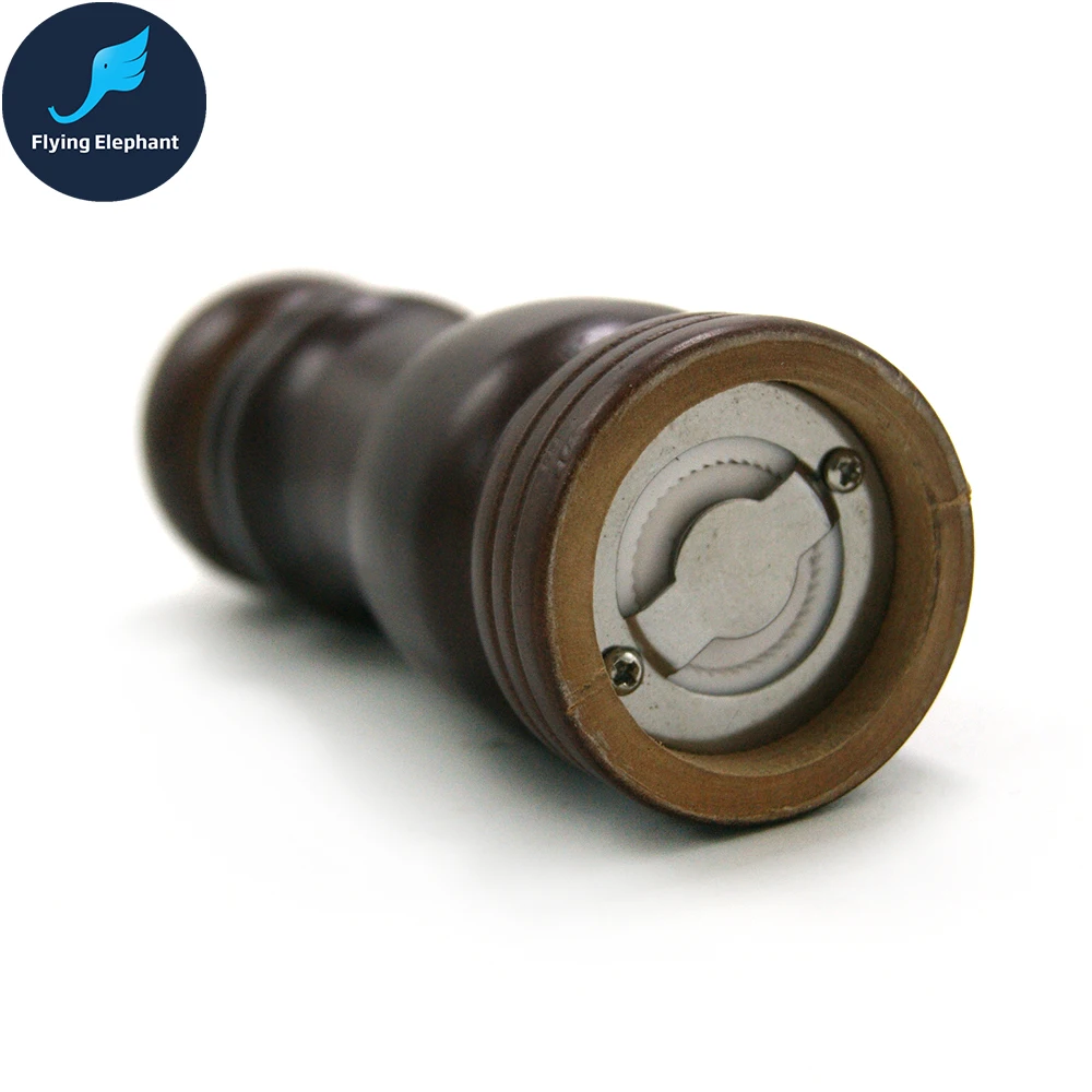 CE мельница деревянная ручная для соли коричневый черный перец белая морская соль