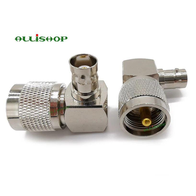 Разъем UHF Male PL259 PL-259 разъем BNC Female Jack RF коаксиальный Переходник to правый угол Adapter |