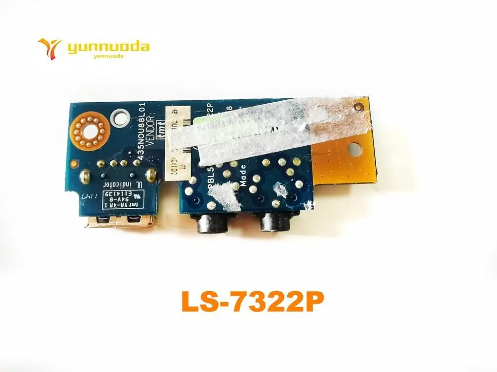 Оригинальная аудиоплата USB для ASUS X53U K53 X53B LS7322P LS-7322P REV1A тестирование хорошая