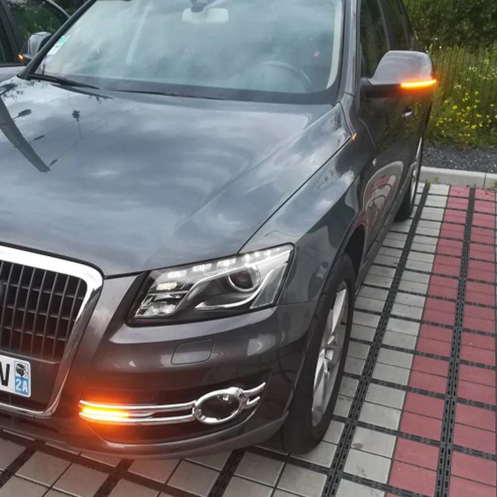 Для Audi Q5 SQ5 8R 2010 2014 2015 2016 2017 Q7 4L SQ7 светодиодный динамический поворотов