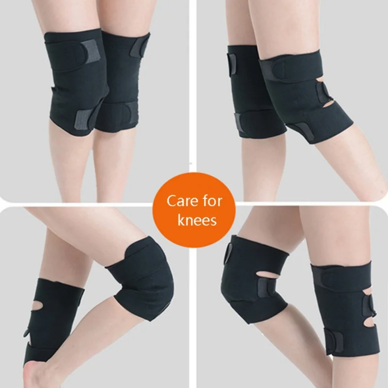 

1Pair Self Heating Knee Brace Sleeve Adjustable Tourmaline Magnetic Therapy Knee Pad Arthritis Brace Protective Belt
