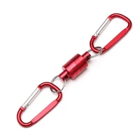magnetic buckle carabiner portable buckle outdoor fishing mountaineering camping climbing snap clip safety buckle keychain
