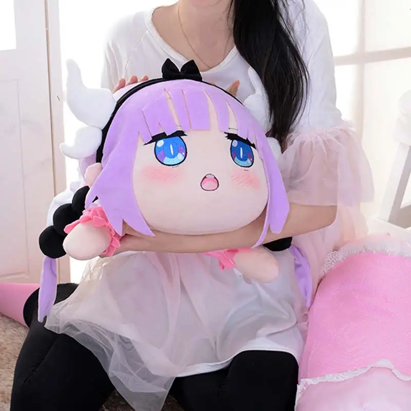 Кобаяши драконы горничные и девушки трясущийся дракон Конна подушка кукольная