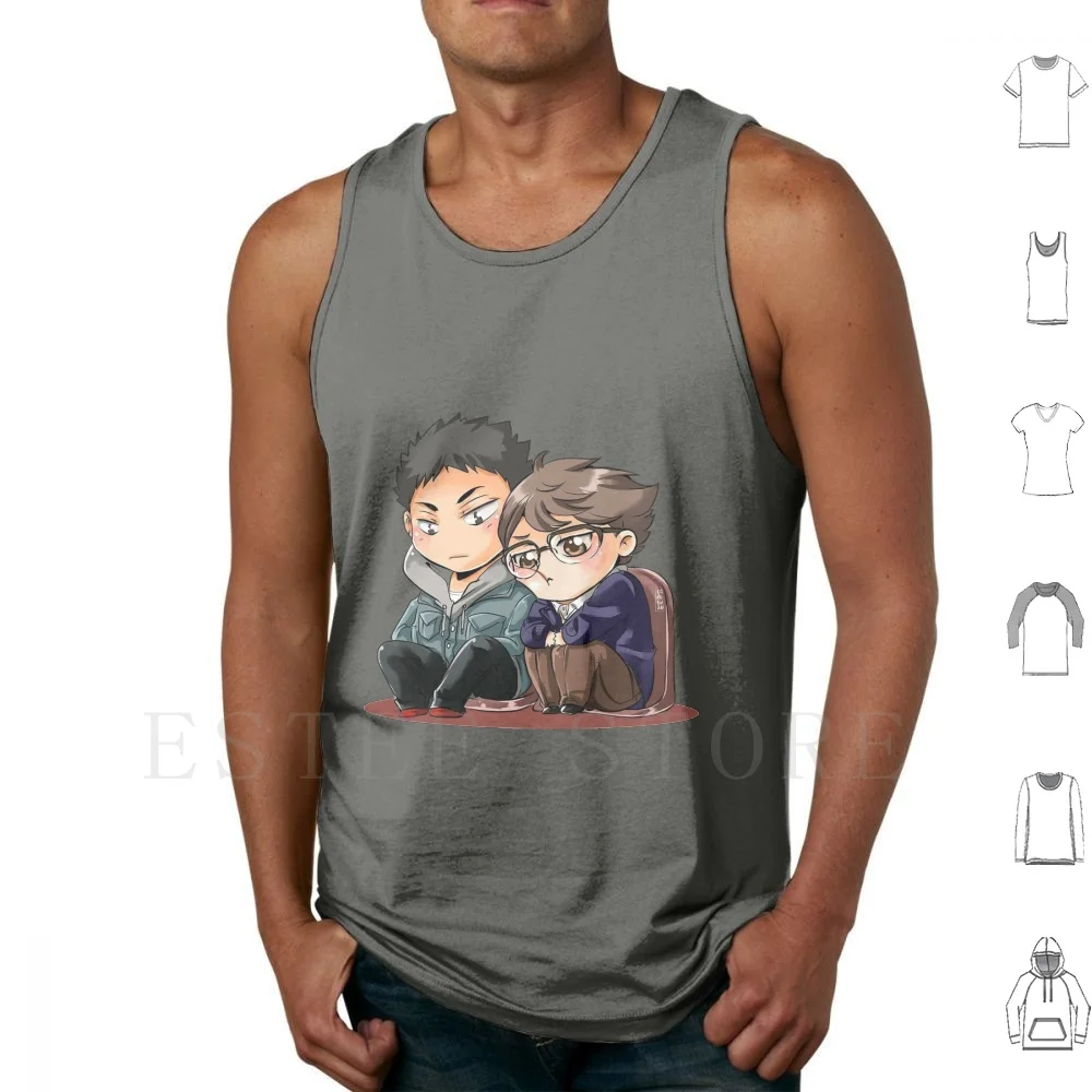 

Oikawa X Iwaizumi Tank Tops Vest Oikawa Iwaizumi Iwaizumi Oikawa X Iwaizumi Oikawa Haikyuu Anime Manga Funny Aoba Jousai