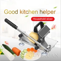 household small meat slicer mutton roll slicer stainless steel manual frozen cut beef roll machine fruit and vegetable slicer