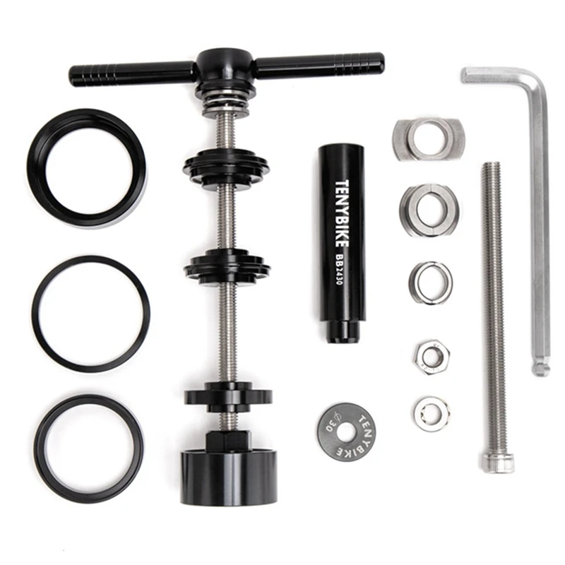 

1Pcs Aluminum Alloy Bearing Press Shaft Installation Disassembly Tool & 1Pcs Base Sleeve Slip Repair Tool Remover