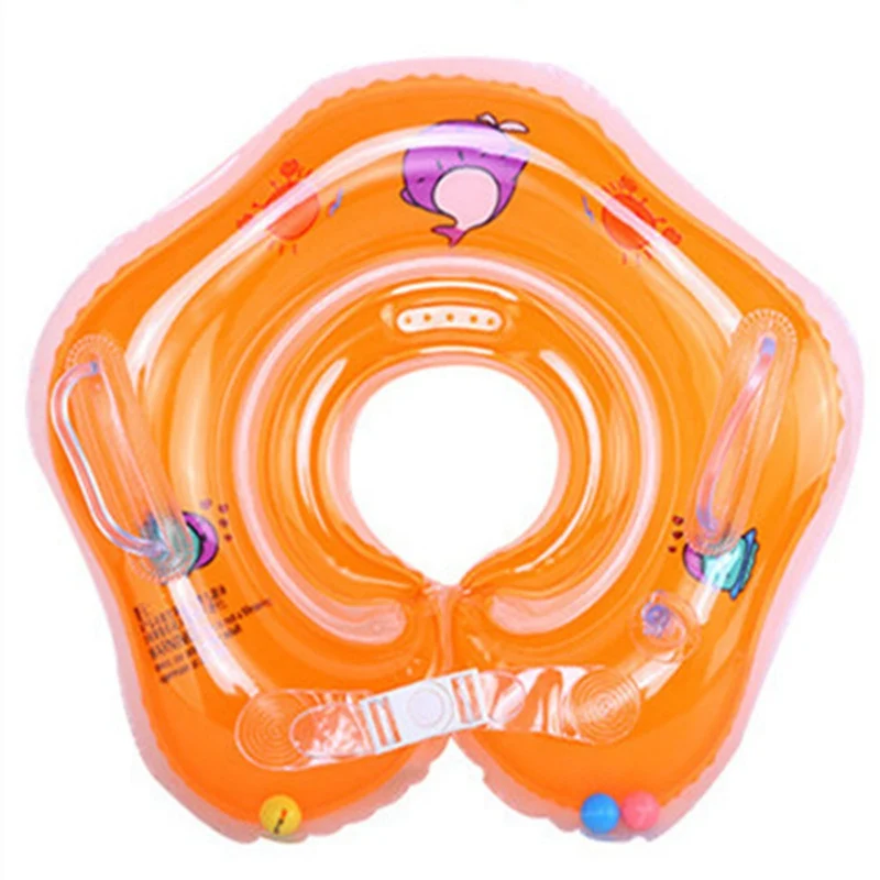 

Summer Swimming Accessories for Baby Safety Neck Ring Tube Infant Float Circle For Bathing Inflatable Water Toys