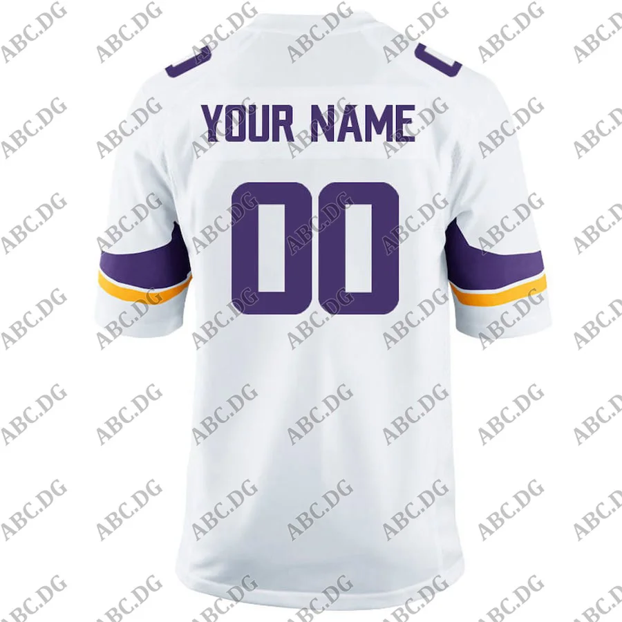 

Customized Stitch American Football Jersey Men Women Kid Youth Minnesota Customized White Game Jersey Any Number Any Name