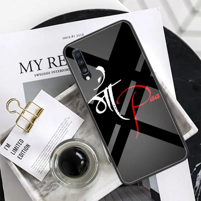 

LOVE mom and dad Phone Case Tempered Glass For XiaoMi 8SE 6 8lite MIX2S Note 3 Redmi Note 7 5 4 Redmi 6A 5Plus 4X