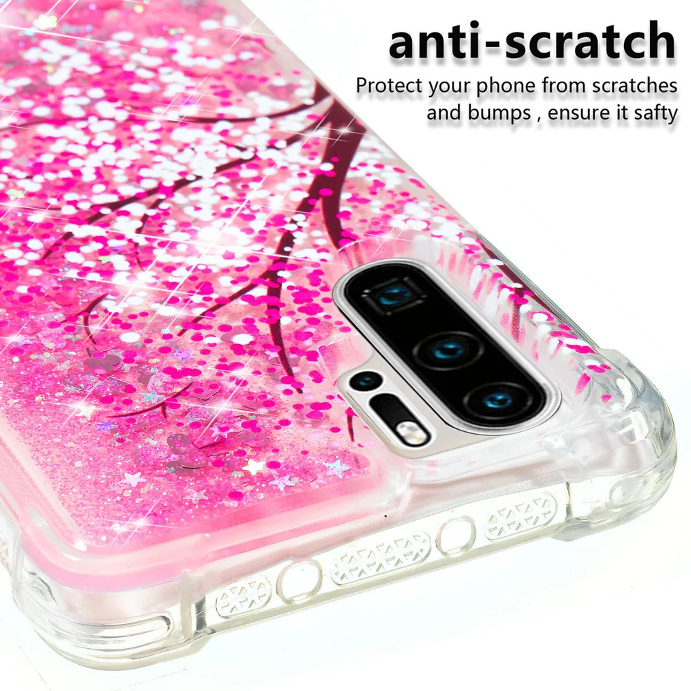 Милый блестящий чехол для Huawei P30 Pro Женский Мягкий силиконовый чехол-бампер VOG L09 L29