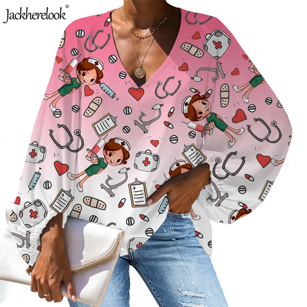 

Женская шифоновая блузка jackhereluk, градиентная блузка премиум-класса с принтом в виде эскиза, 2020