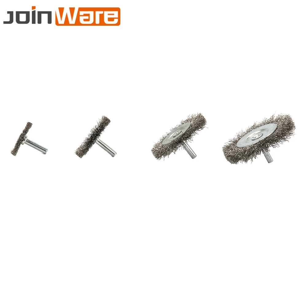 

4Pcs 38/50/65/75MM Stainless Steel Wire Wheel Brush Rotary Tools With 1/4" Shank For Polishing Cleaning Rust Paint New