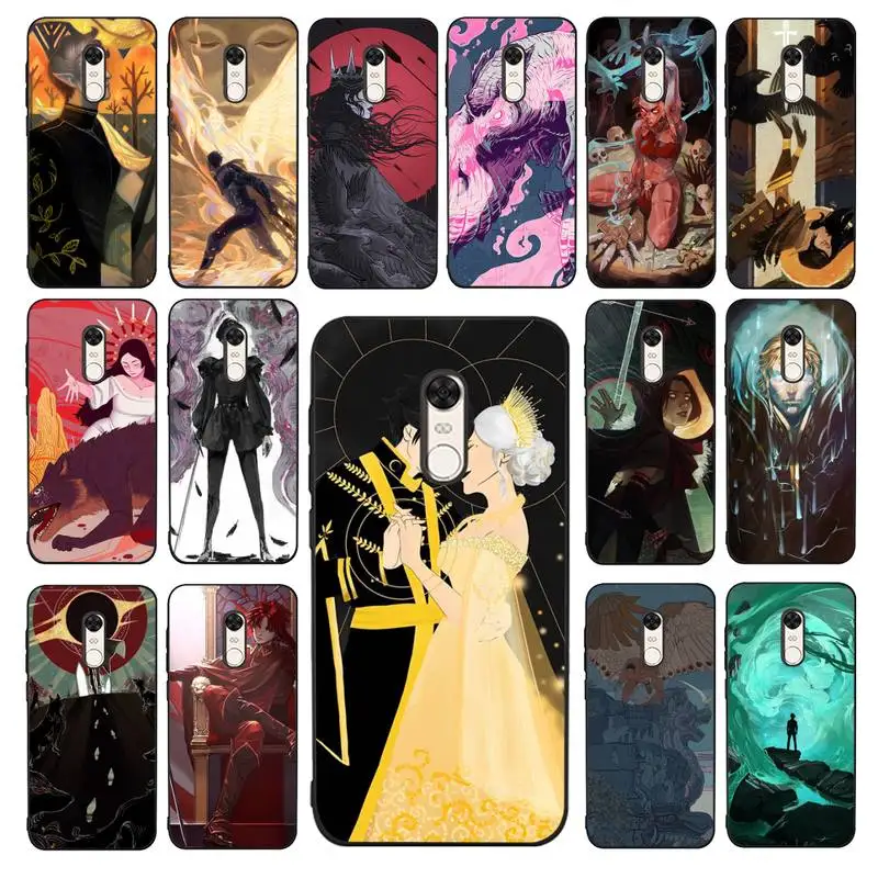 

FHNBLJ Dragon Age Phone Case for RedMi 4X 5 plus 5 6 7 8 9 A 6pro Go K20 cover