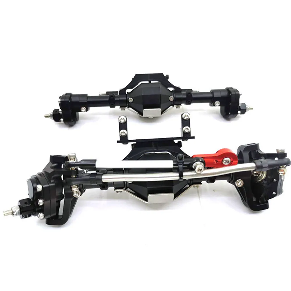 

Front & Rear Car Portal Portal Axle for 1/10 Axial SCX10 II 90046 90047 RC Car Parts Accessories 313mm Wheelbase