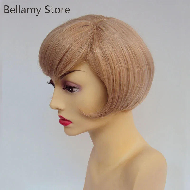 Парик светлый короткий из фильма Великий Гэтсби для косплея хэллоуивечерние |