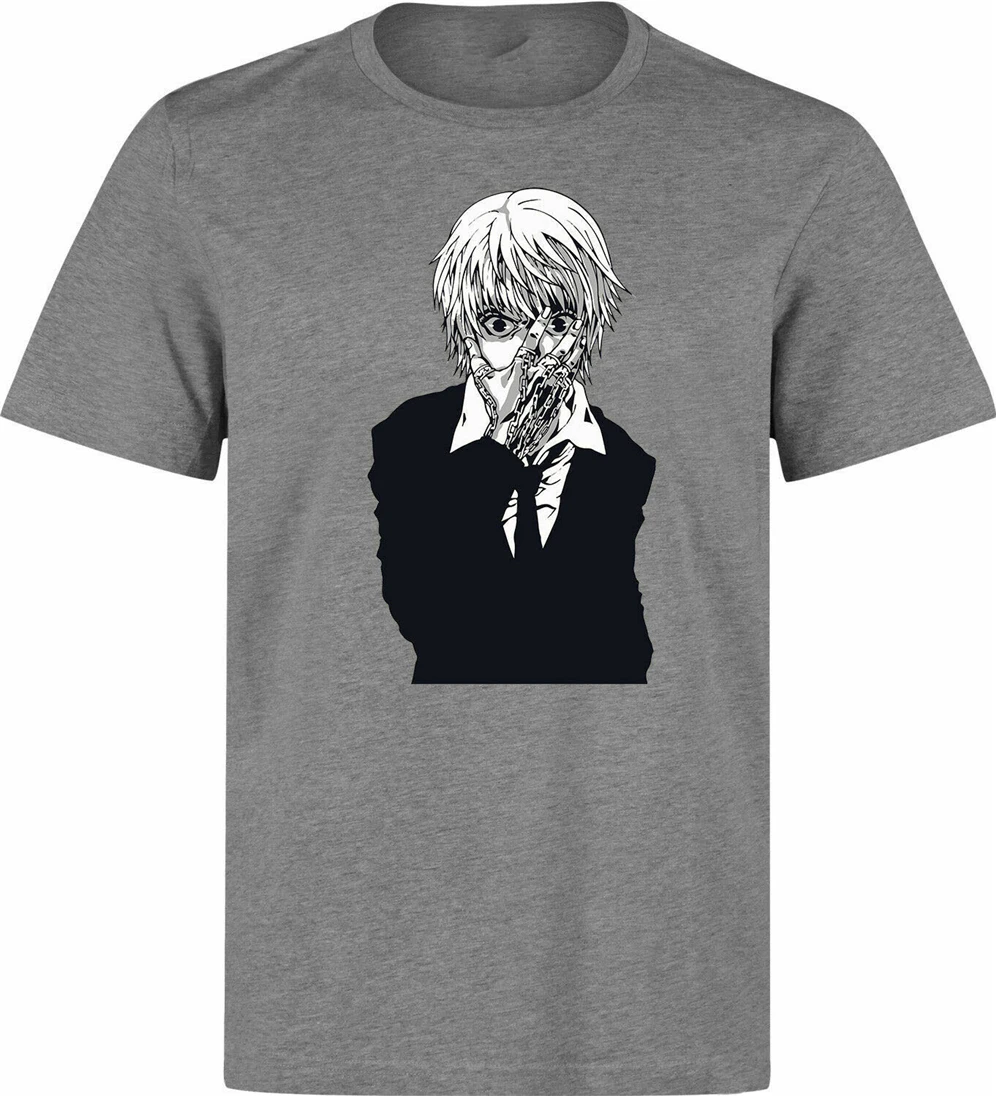 Охотник х аниме Kurapika последний клан Курта Мужская Футболка размер S-3Xl для