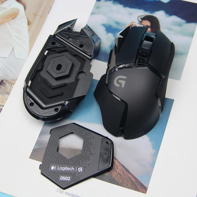 

Mouse Accessories For Logitech G502 G402 Foot Stickers Original Line Roller Weight Mouse Shell