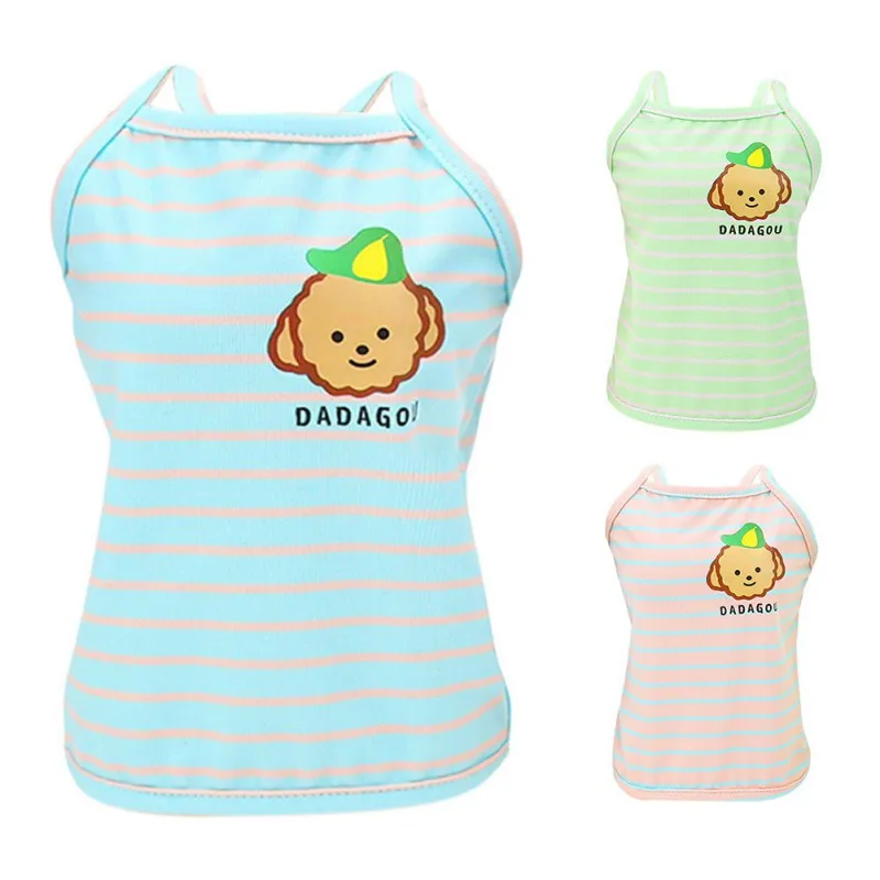 

Dog Clothes For Small Dogs Cute Printed Summer Pets T Shirt Cotton T Shirt Pug Apparel Costumes Summer Home Decor Accessories