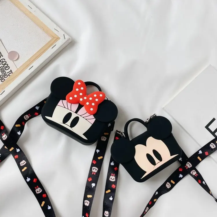 

Детская сумка-мессенджер Disney, модный миниатюрный рюкзак для мальчиков и девочек, дорожный портмоне на плечо для родителей и детей