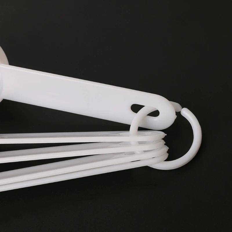 

5Pcs/set Measuring Spoon White Plastic Teaspoon Tablespoon Utensil Kitchen Tool