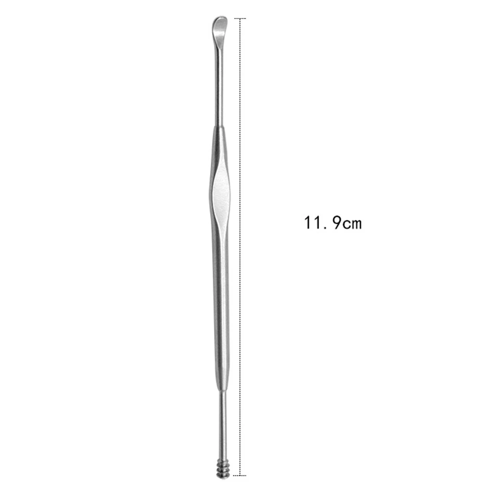 2 шт. двухсторонняя ухочистка из нержавеющей стали|Инструменты для чистки ушей| |