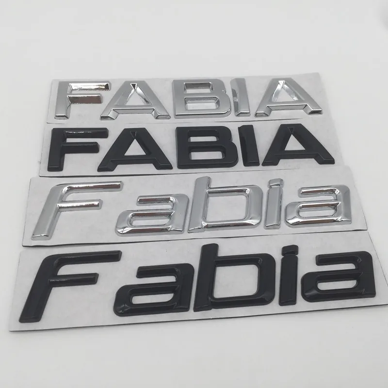 1 шт. Автомобильная наклейка FABIA с надписью заднего фонаря эмблема значок