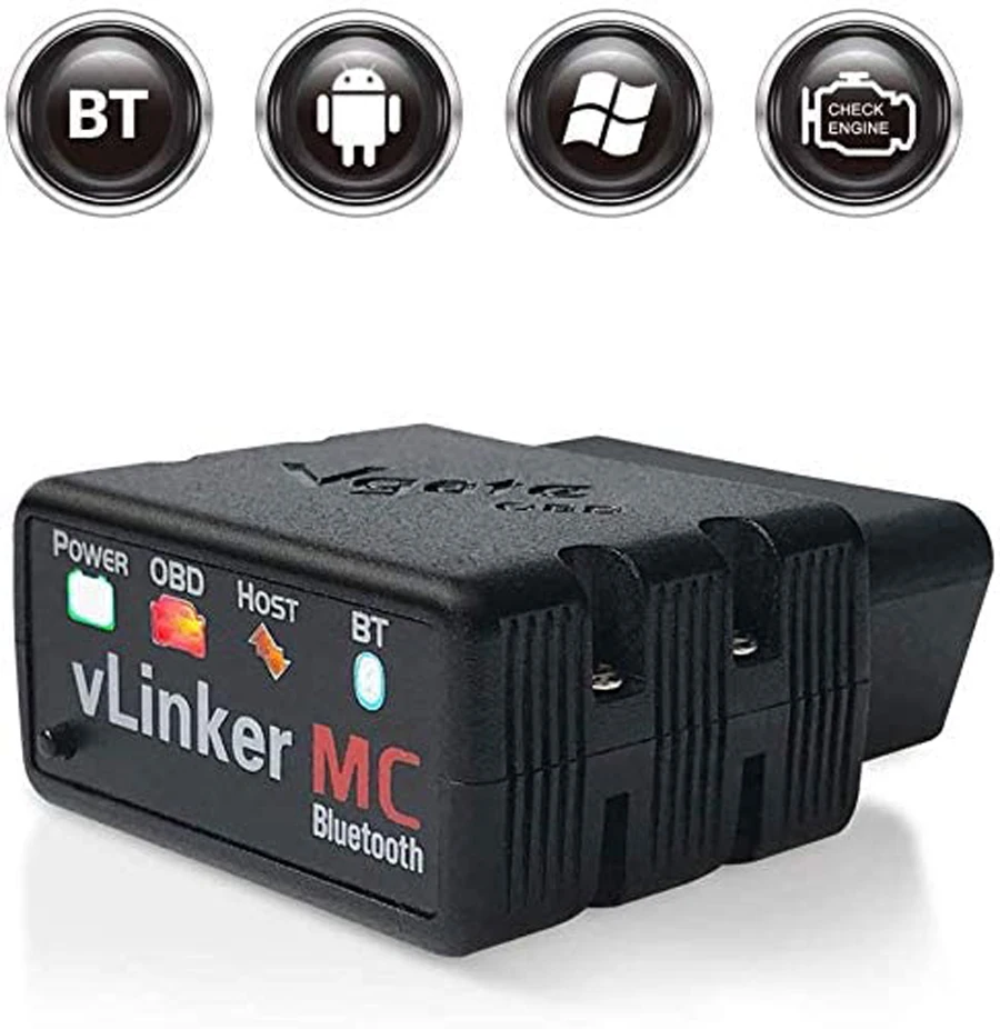 

Vgate vLinker MC Bluetooth OBD2 Diagnostic Scanner OBDII Code Reader Scan Tool Adapter for Android & Windows